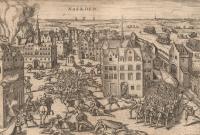 Bekijk detail van "Spaanse furie legt Naarden in de as - Nederlands Vestingmuseum - 1/12/1572"